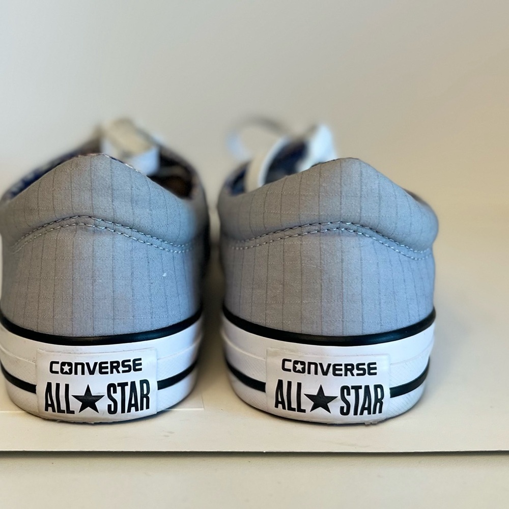 Converse Gray Flats Classic Canvas Loafers - Picture 4 of 5